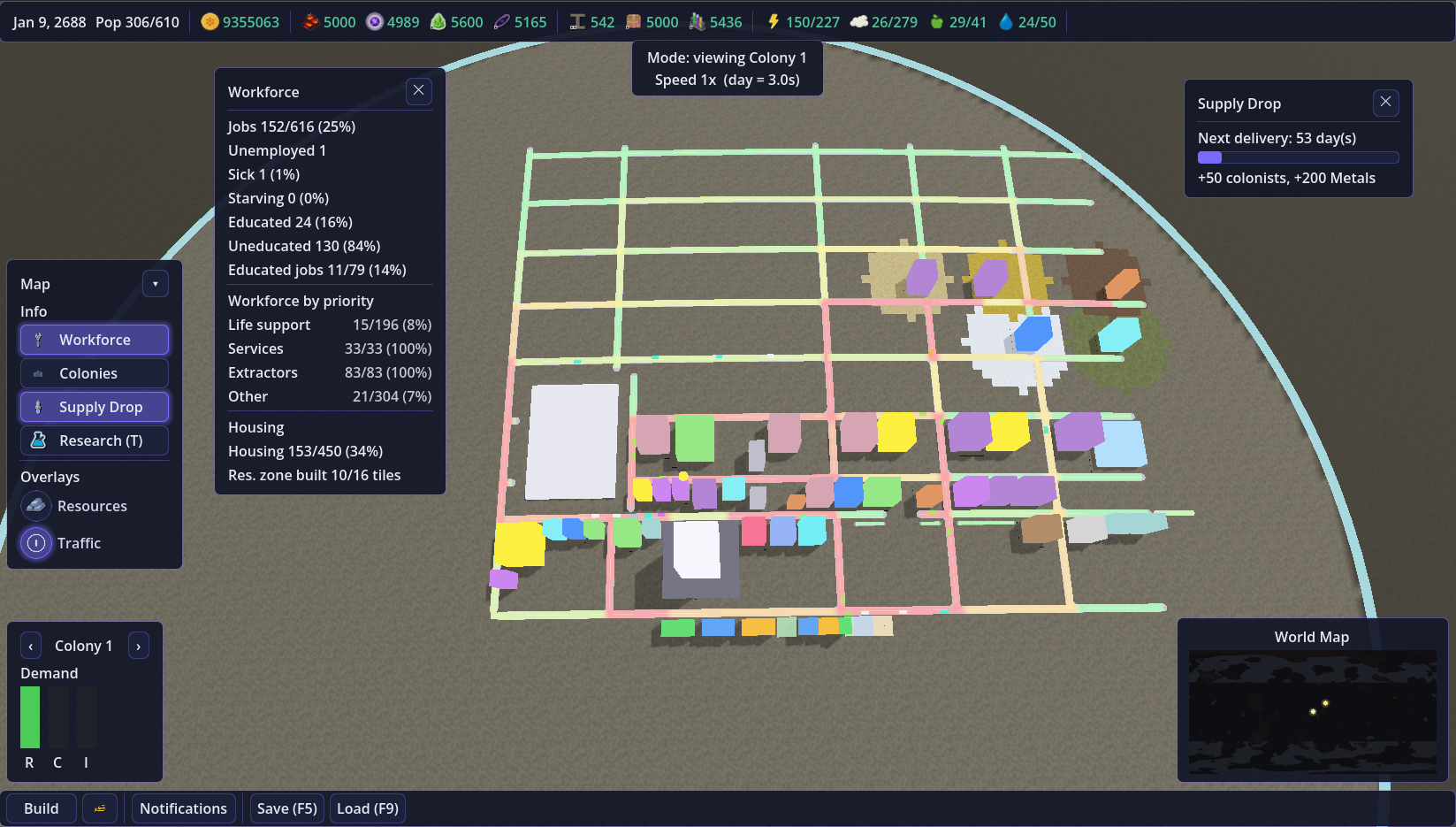 Build / assign panel